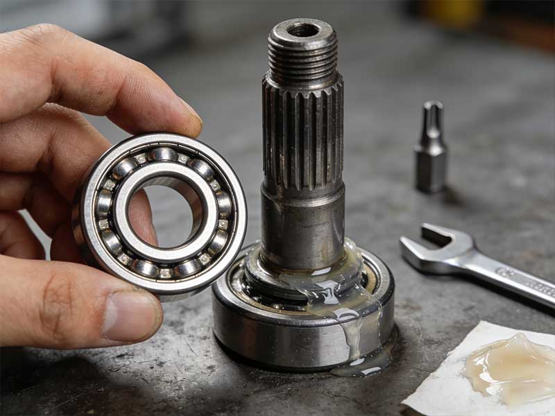 更换主轴轴承
