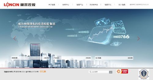 隆鑫控股集团网站建设